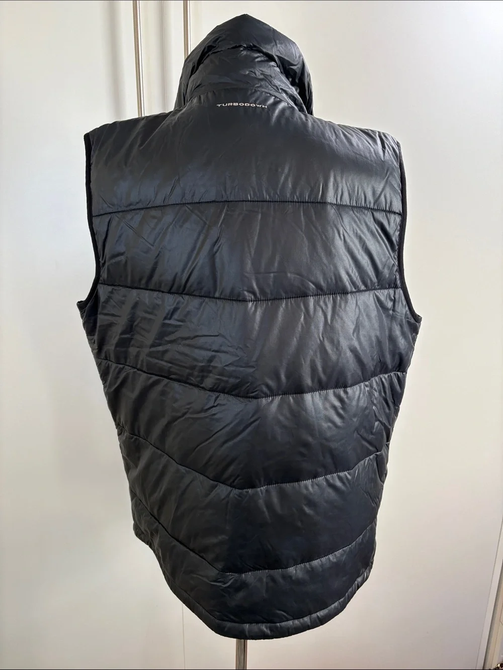 Columbia Men’s Black Quilted Turbodown Puffer Vest M